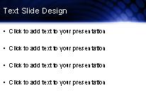Circulary Blue Bar PowerPoint Template text slide design